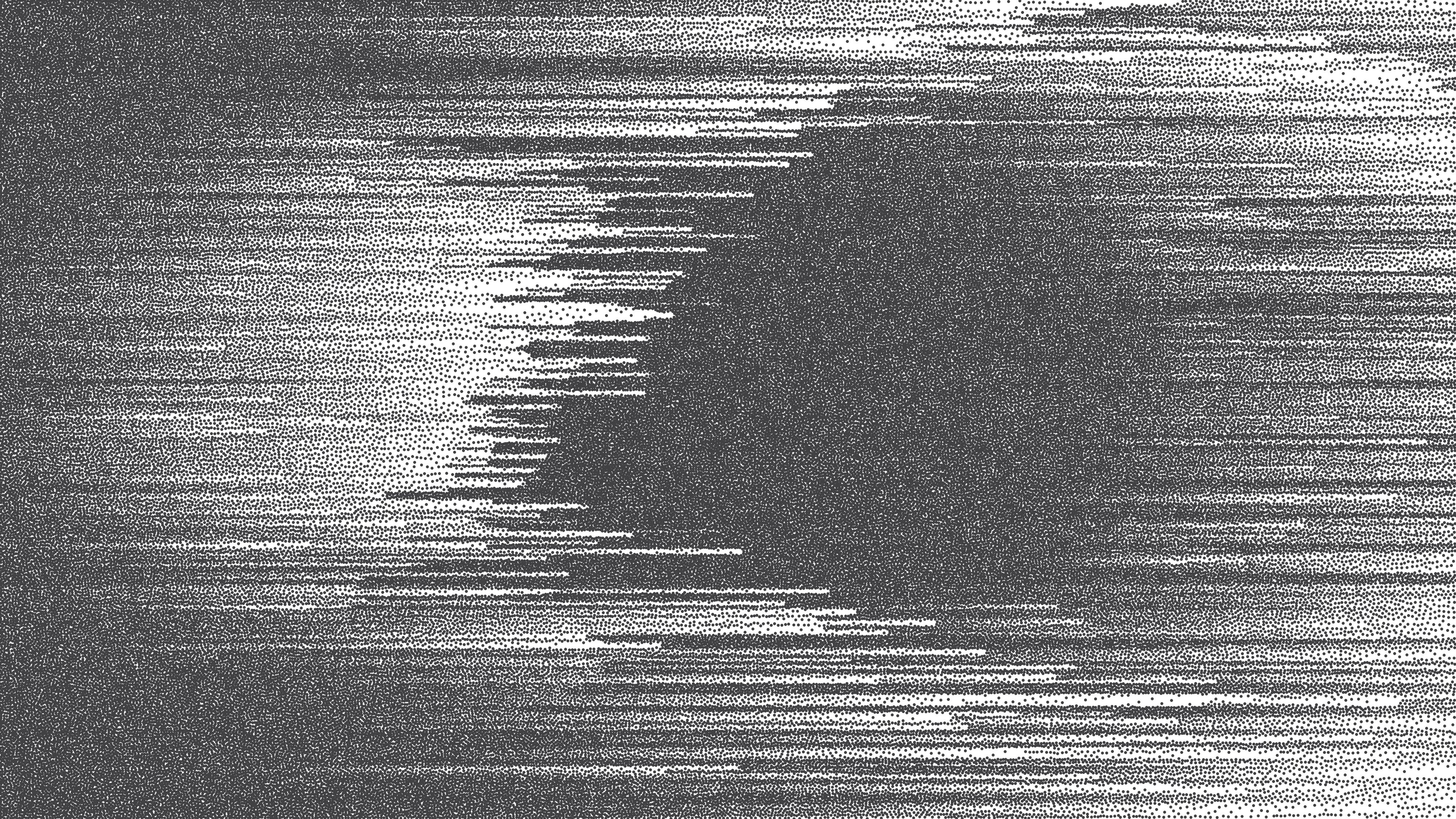 Glitch Art Stippled Dotwork Abstract Background